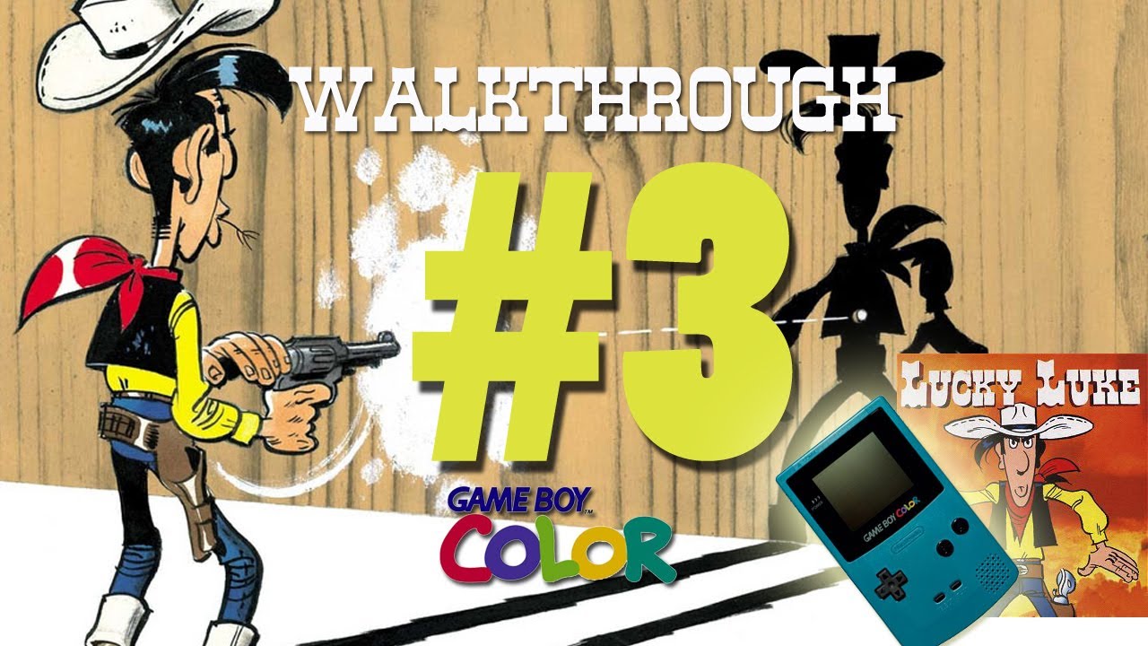 gw2 style Lucky Luke| Walkthrough #3 Game Boy Color (HD1080p)