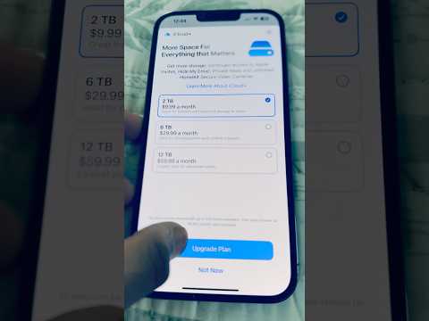 Upgrading iCloud Storage #iphone @Apple #storage #apple #upgrade #cloud  #data