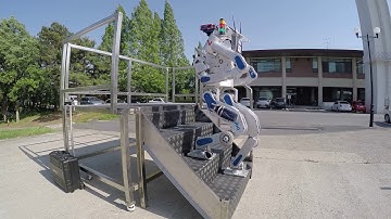 Stair climbing task experiment for Darpa Robotics Challenge Final