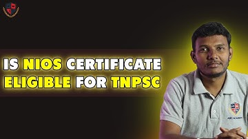 NIOS Eligibility for TNPSC Exams: Tamil Nadu Aspirants Must Watch!