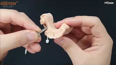 How to insert lab analog by Osstem implant