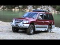 Mitsubishi Pajero Field Master 2004 in River Sand bank with winch