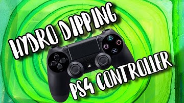 HYDRO DIPPING PS4 CONTROLLER! (CORONA EDITION)