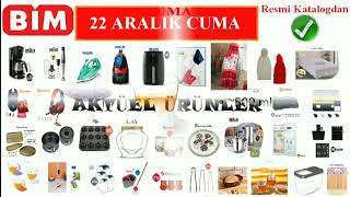 22 Aralik Bi̇m Aktüel Ürünler Resmi̇ Katalogdan