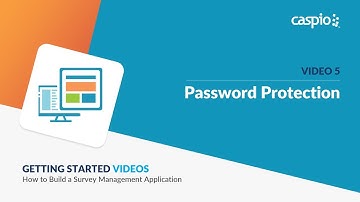 Building a Survey Management App / Part 5 of 6 / Password Protection