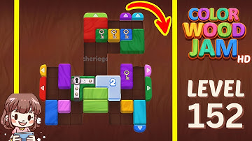 Color Wood Jam Level 152 Solution Walkthrough