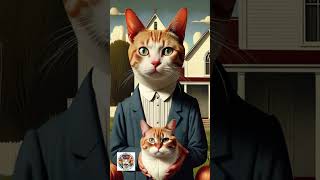 Most Famous Paintings with Cute Cats ‍⬛ Lovely Cats