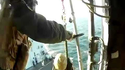 Royal Navy Type 45 destroyer HMS Dragon in action