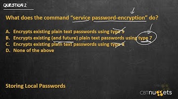 335. Configure Cisco Device Access Control Using Local Passwords Review