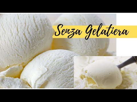 Gelato al Cioccolato Bianco Senza Gelatiera