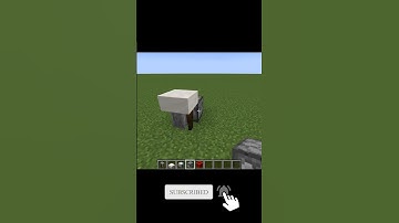 Minecraft Robot Build Hack #shorts