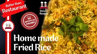 Homemade Fried Rice | Better than Restaurant Quality | U Must try at Home | @YummybyDanuShashi
