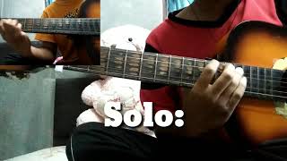 Video thumbnail of "Tegar - Aku Yang Dulu Bukanlah Yang Sekarang Guitar Cover"