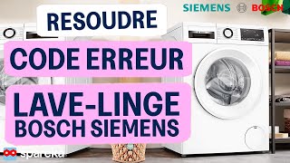 Pourquoi mon lave-linge Bosch, Siemens affiche un code panne E43 ?