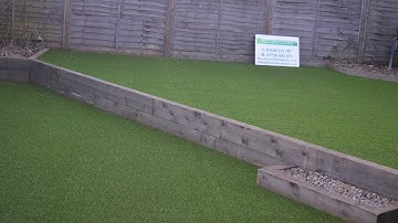 How to Install Artificial Grass using a Time-lapse Camera by Premium Artificial Grass Limited