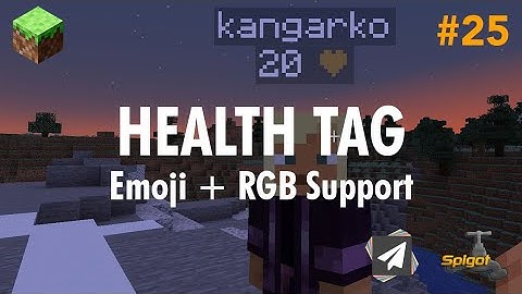 Ep25. Health Tag Under Player Name - Minecraft Plugin Development