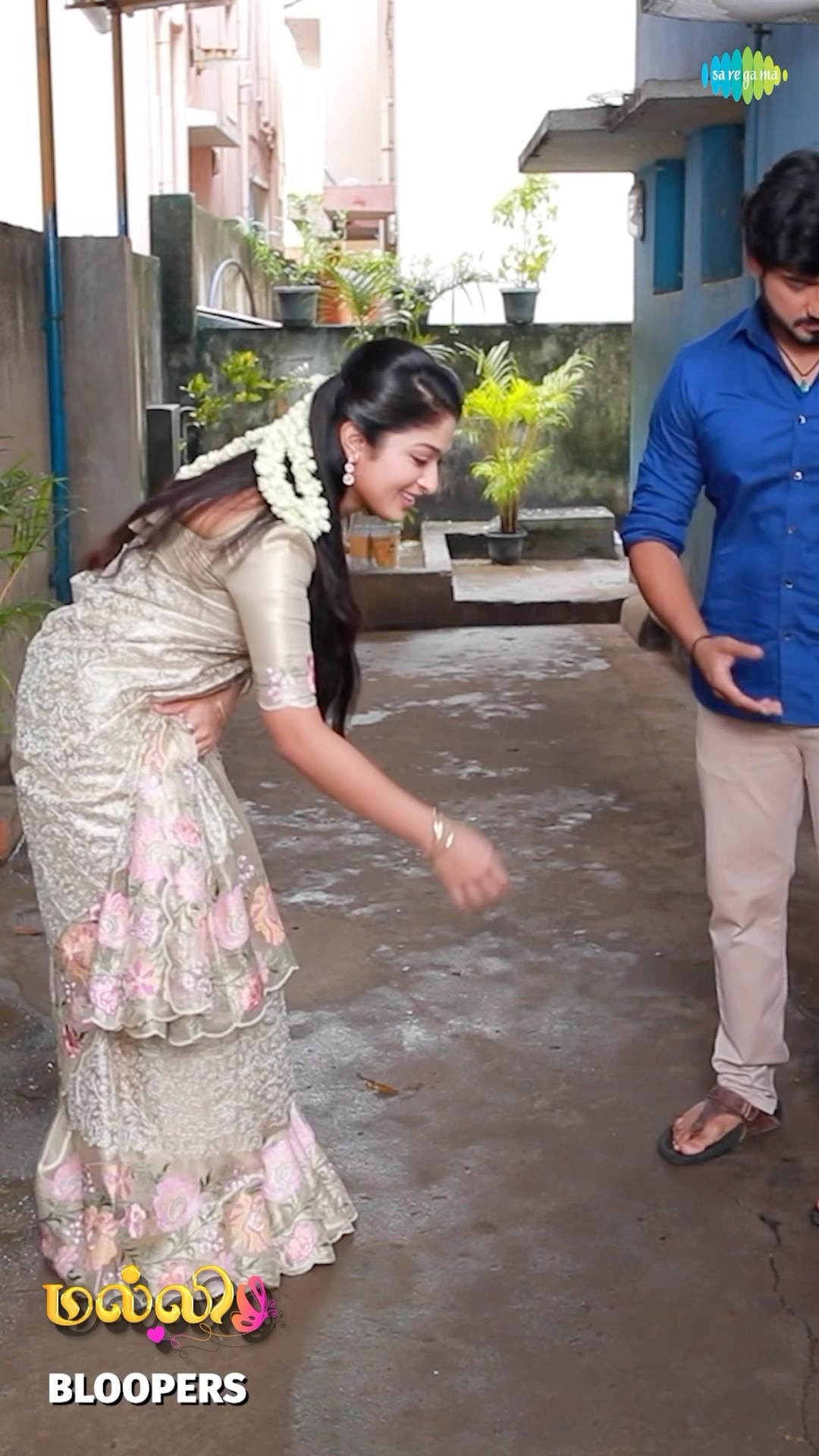 Malli Serial Bloopers Shorts | 27 (1) | Nikitha | Vijay | Rahila Sayedh | Venkat  #shorts #ytshorts