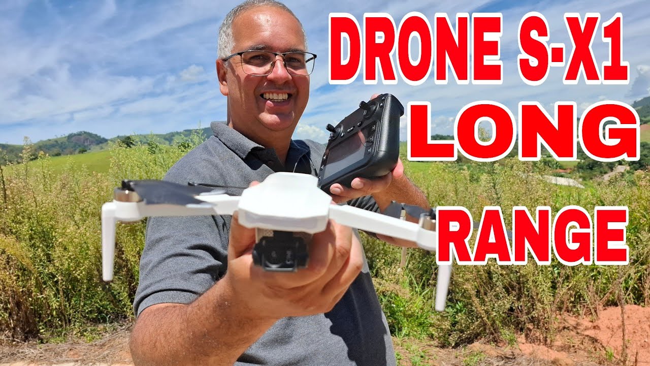 LONG RANGE DRONE S-X1 COM VIDEOS E FOTOS. DRONE DA MAIS ALTA QUALIDADE 
