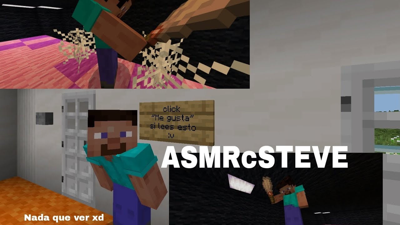 Steve Asmr Steve te ayuda con tus malos pensamientos | Asmr Roleplay Minecraft ...