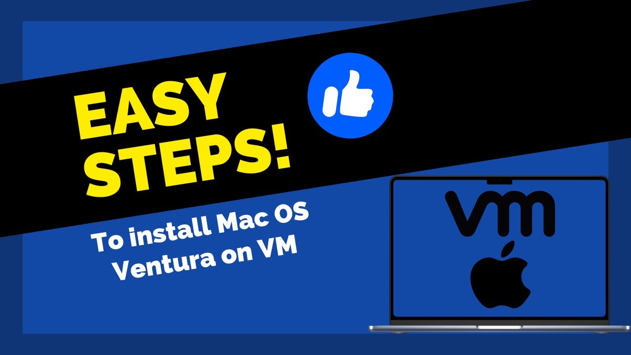 How to install MacOS Ventura on Windows using Vmware - YouTube