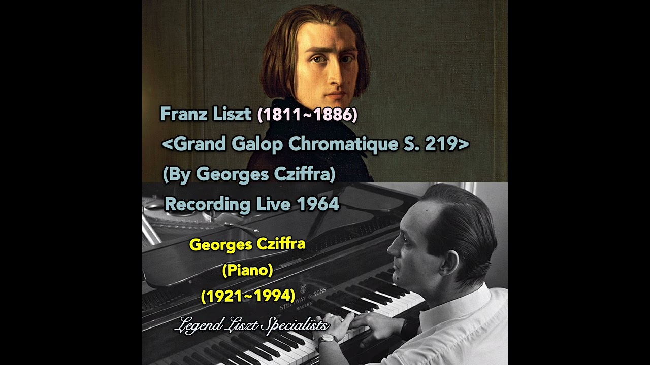 Liszt : Grand galop chromatique S.219/G. Cziffra Live Japan 1964