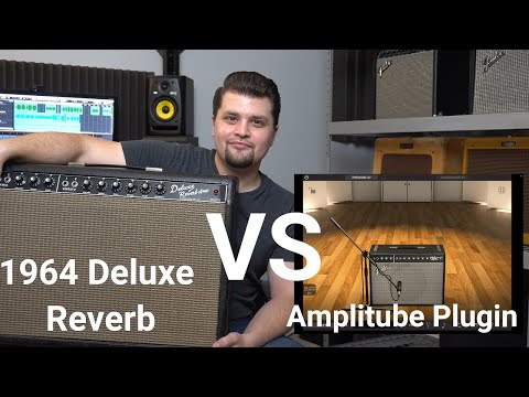 3 Minute Demo: Vintage Deluxe Reverb vs. Amplitube's Plugin Simulation