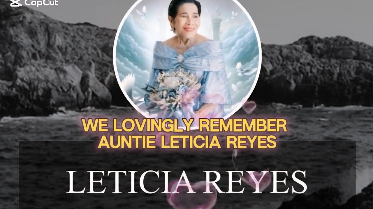 Lette Reyes We lovingly remember Auntie Leticia Reyes Gathering family and friends ...