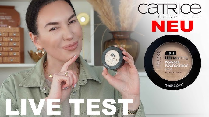 Cosmetix | cosmetics| 18hr Foundation! CATRICE NEW Powder - YouTube