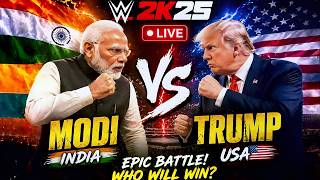 Modi vs Trump FULL FIGHT 😱 WWE 2K25