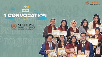 First Student Convocation of Online Degree Programs | Manipal University Jaipur | Online Manipal