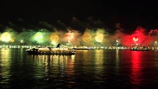 New Year Eve 2014 - Fireworks In Copacabana -