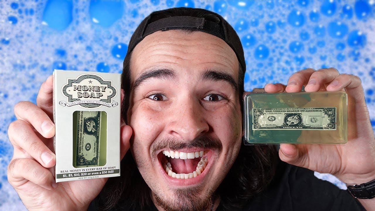 Money Soap Bar: Real Cash in Every Bar!