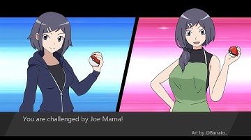 Saturday night chillin while also battlin (Moemon Star Emerald)