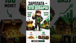 Зарплата — это не богатство. Это просто добыча #minecraftstyle #бюджет #зарплата #деньги #накопления