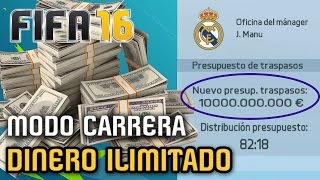 COMO TENER DINERO ILIMITADO en Modo Carrera FIFA 16