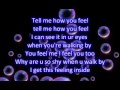 Joy Enriquez - Tell me how you feel Lyrics