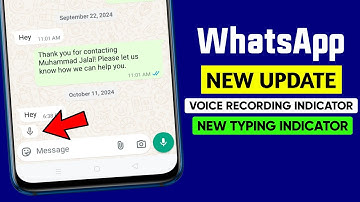 WhatsApp new typing indicator || WhatsApp new voice recording indicator || WhatsApp new updates