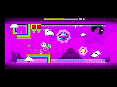 Geometry Dash over the clouds (todas las monedas) #geometrydash #overtheclouds
