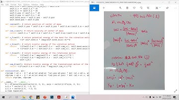 109-1 台大電機普物 Vpython Hw5: Equipartition of Energy