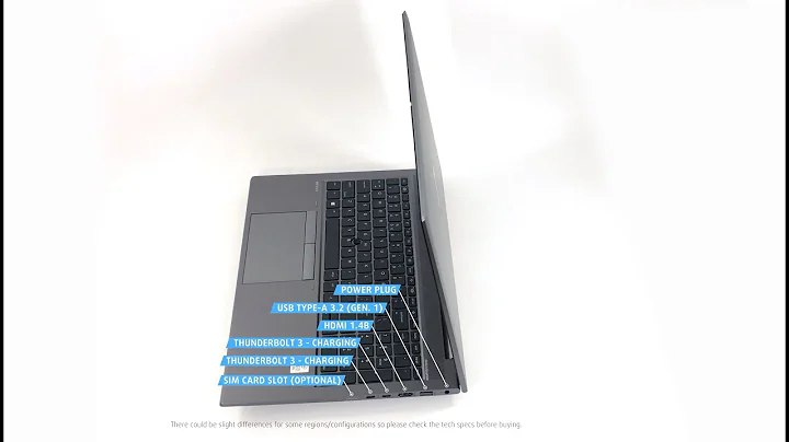 🔄 HP ZBook Firefly 15 G7 - Ports info and 360º look