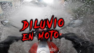 Observaciones diarias en 4k Nº 69  lluvia diluvio en moto #motovlog #moto #observacionesdiarias #4k