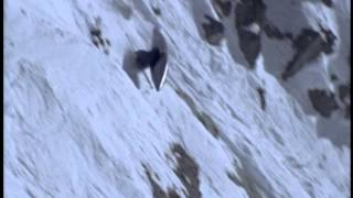Epic Downhill Kayak Crash on Snow