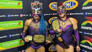 Hera y OlympiA: Nuevas monarcas del CMLL, las mujeres puedes ser exitosas y madres a la vez