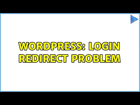 Wordpress: Login redirect problem (4 Solutions!!)