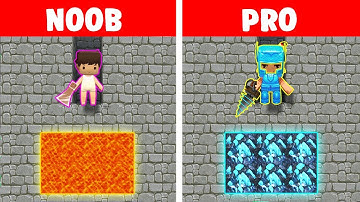 Miniworld NOOB vs PRO: MINING CHALLENGE in miniworld - Animation