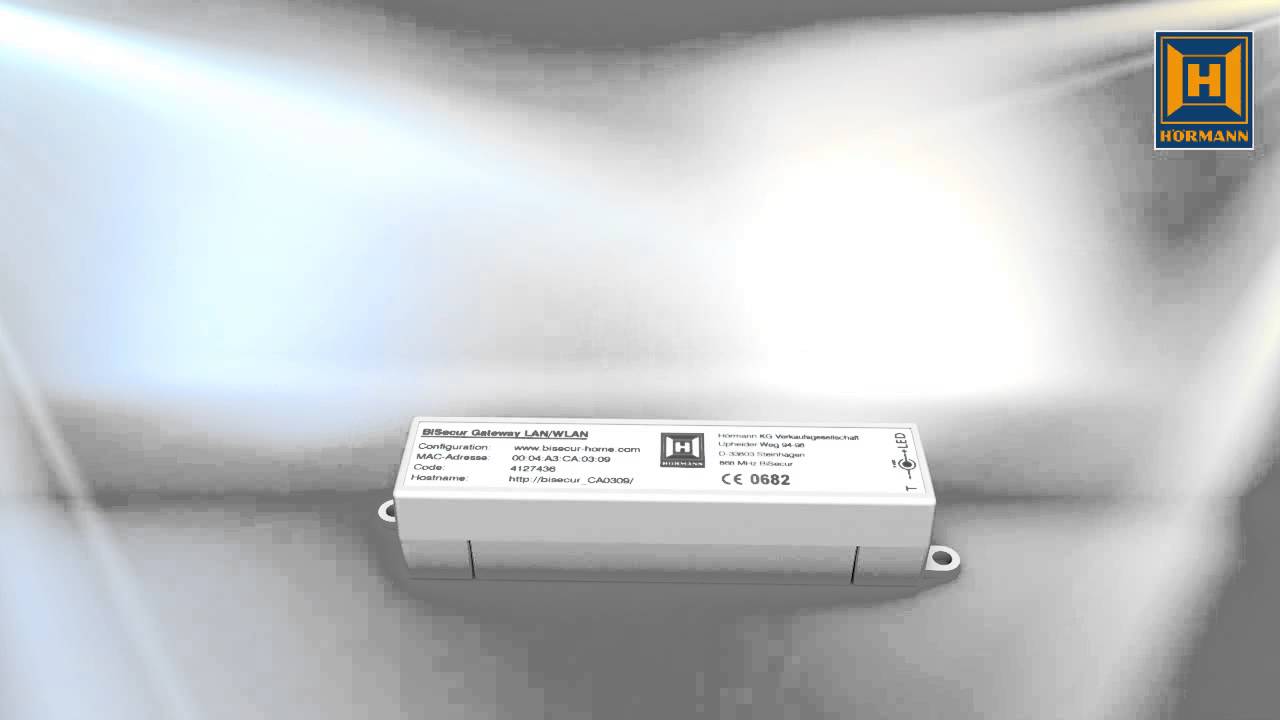 Hörmann App Gateway einstellen - YouTube