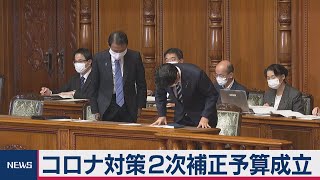 新型コロナ対策 ２次補正予算が成立