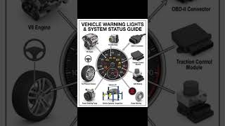 🚗 Vehicle Warning Lights Explained | Complete Dashboard Indicator Guide | #shorts #automobile #like