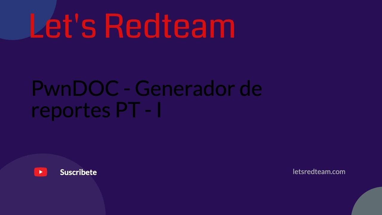 pwndoc Pentest Report Generator - I - YouTube