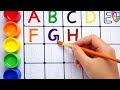 abc learning For Toddlers #myartmyblog #kidslearning #aforapplebforball  rapplekidssong #abcde 